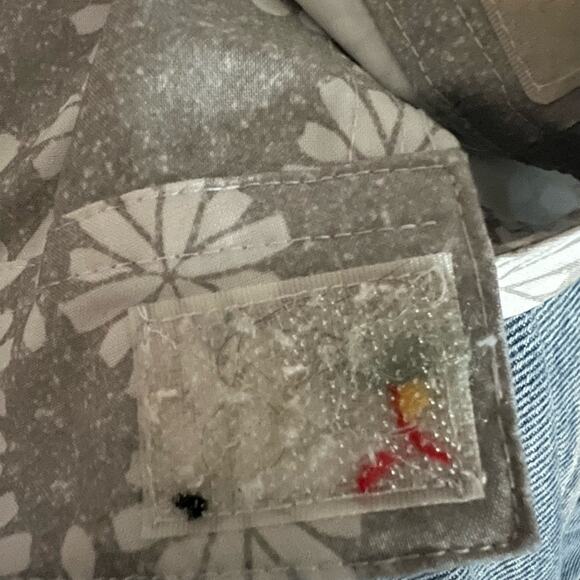 Ripskirt Hawaii Adjustable Hook & Loop Wrap Skirt Large Women’s Gray White - Picture 5 of 5